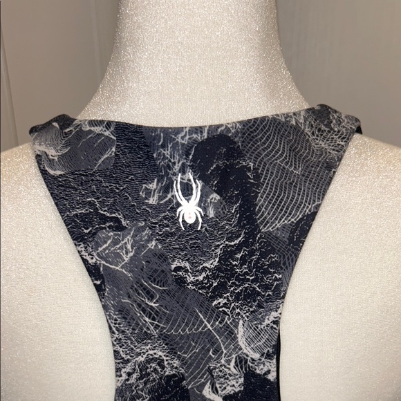 Spyder Women’s Black and White Patterned Women's sport Top - Picture 4 of 5